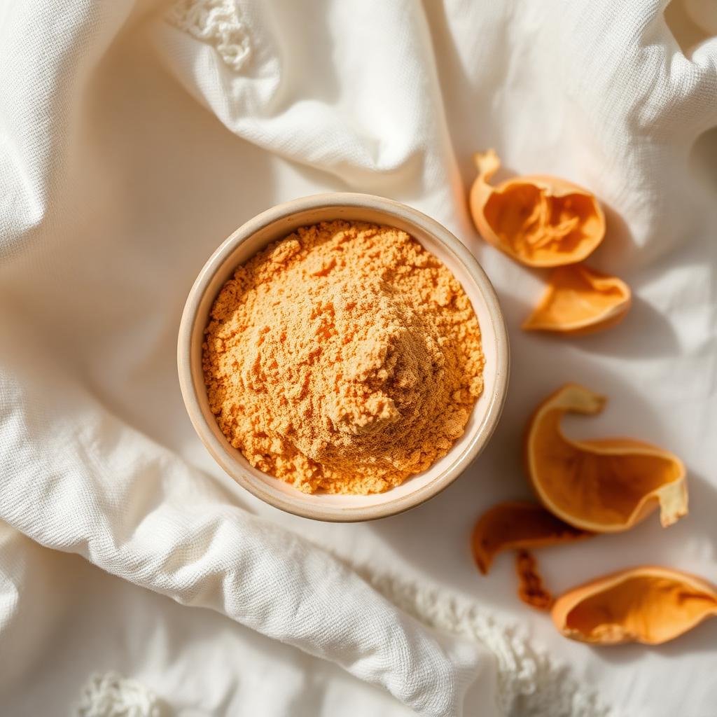 Orange Peel Powder — dehydrated