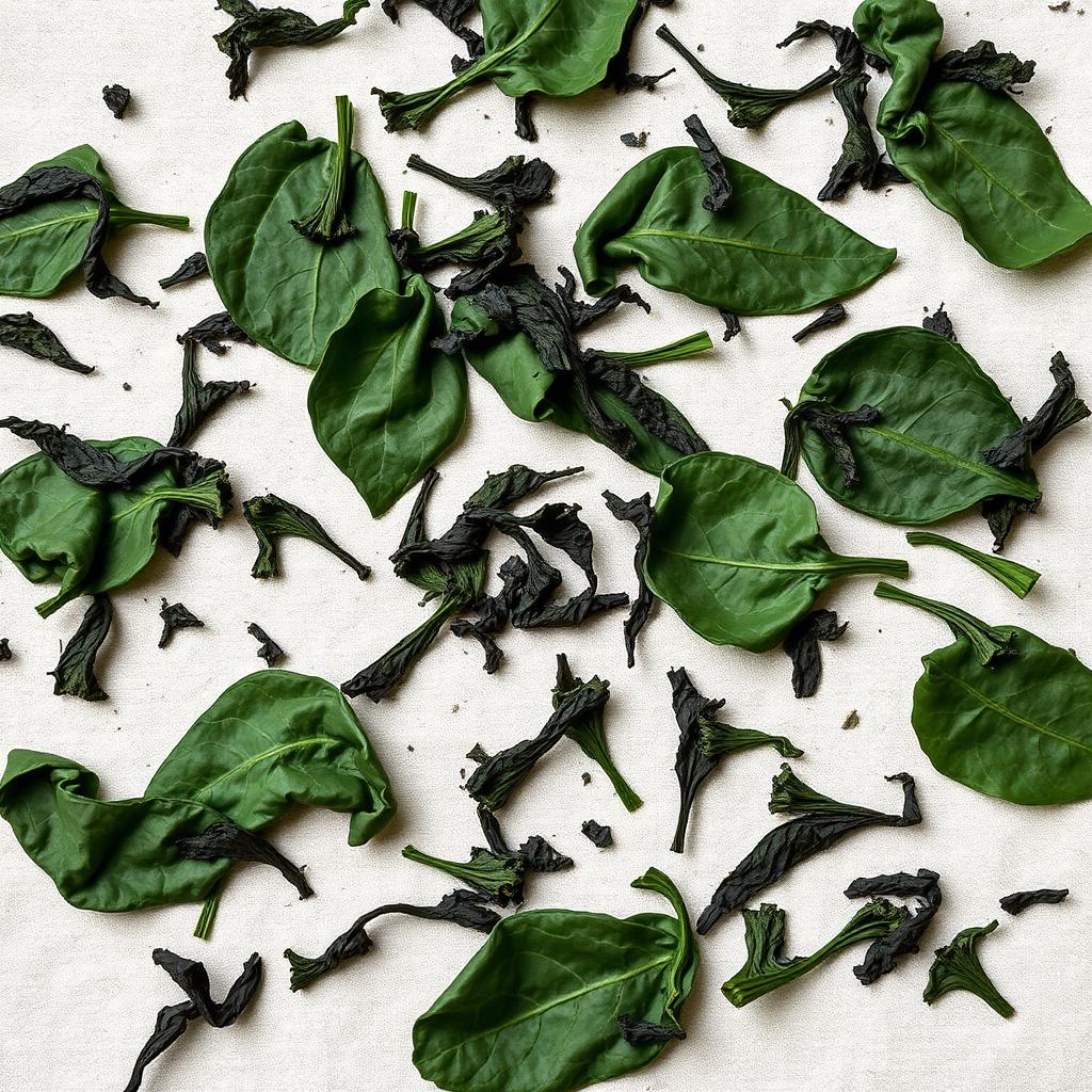 Spinach — dehydrated